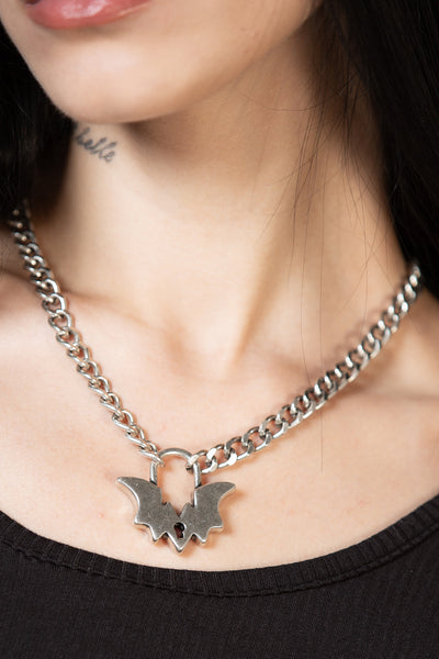 Punk Dark Black Love Heart Pendant lock Adjustable Leather Choker PU Necklace  Collar Chain Women Accessories Goth Choker | Fashion Choker | Accessories-  ByGoods.Com