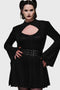 Noir Cut Out Mini Dress