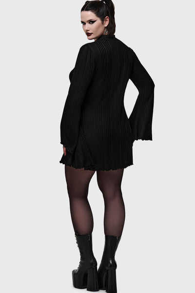 Noir Cut Out Mini Dress