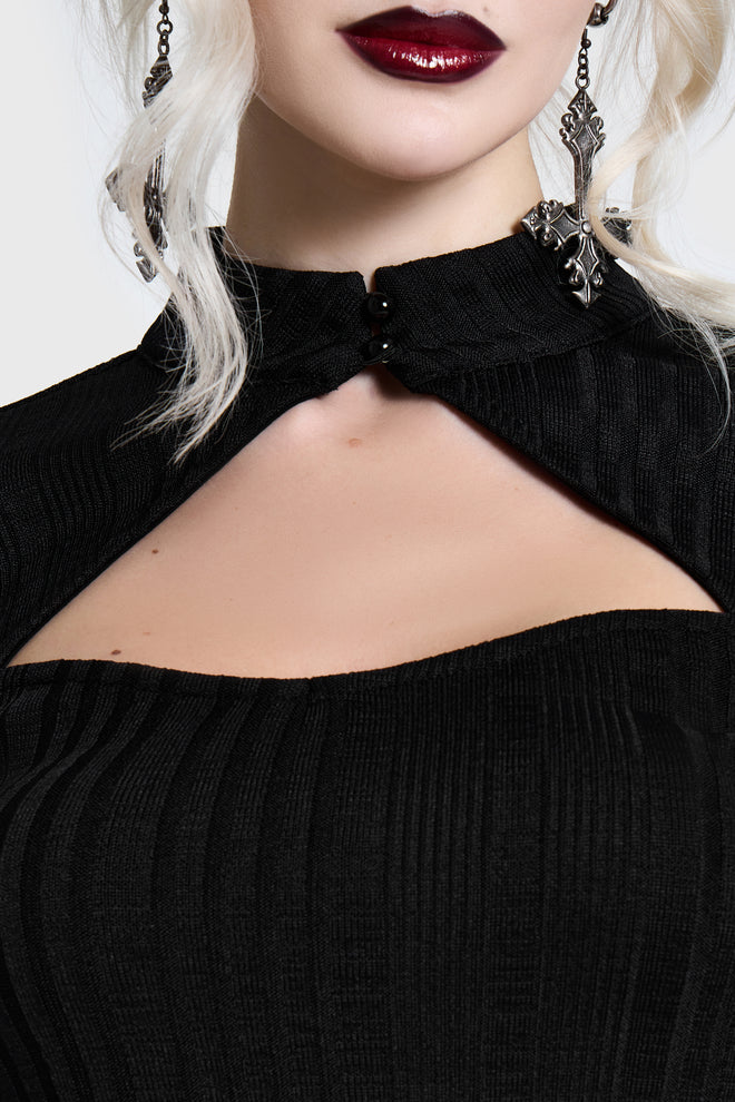Noir Cut Out Top