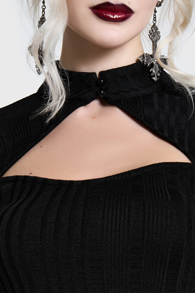 Noir Cut Out Top