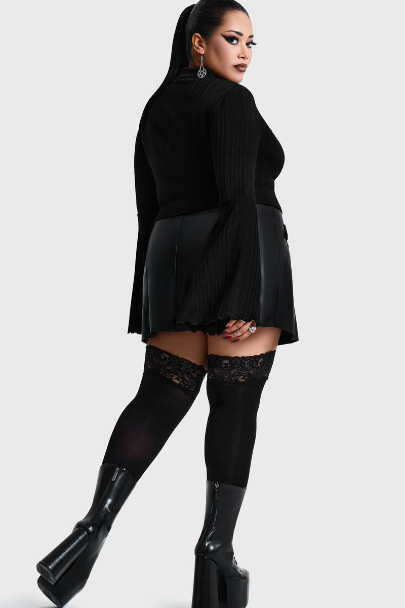 Noir Cut Out Top