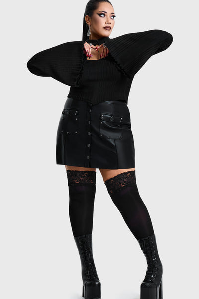 Noir Cut Out Top