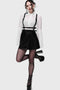 Noir Half Pleat Mini Skirt