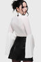 Noir Half Pleat Mini Skirt