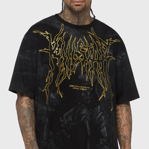 Noir Relic Oversized T Shirt