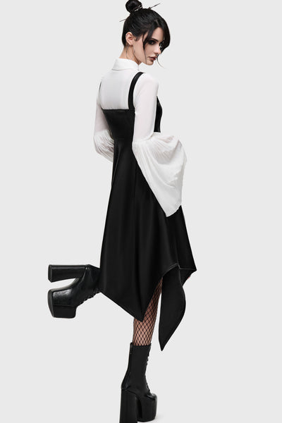 Noir Ruin Midi Dress