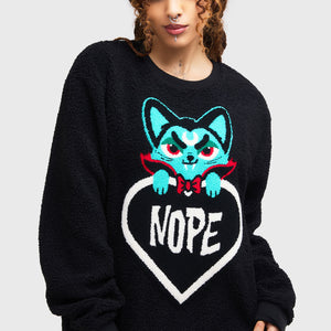 Nope Fleece Sweater