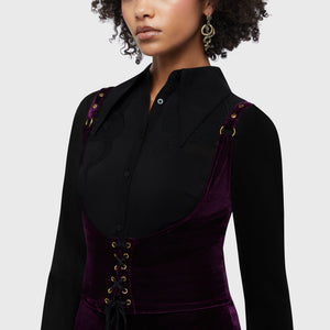 Night Petal Underbust Corset Top