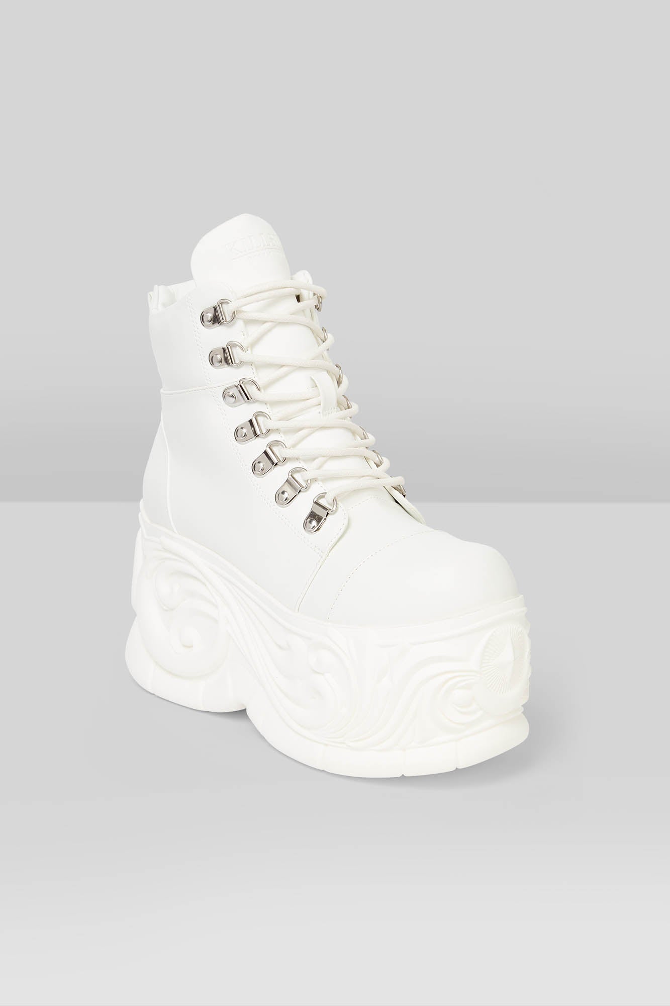 Cheap white 2024 platform boots