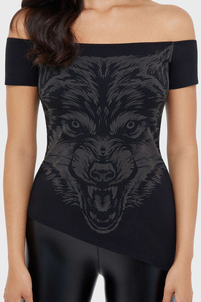 Nocturnal Wolf Top