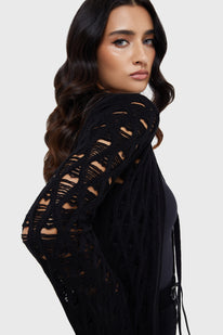 Nymeria Cardigan [BLACK]