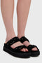 Obsidian Night Flat Sandal