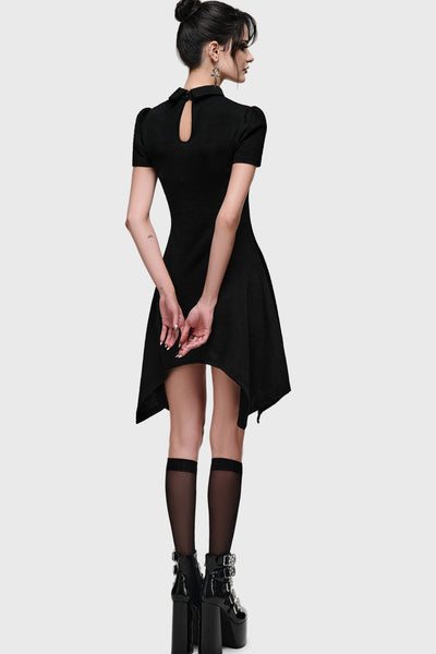 Obsidienne Hanky Hem Mini Dress