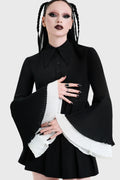 OBSIDIENNE PLEATED SHIRT