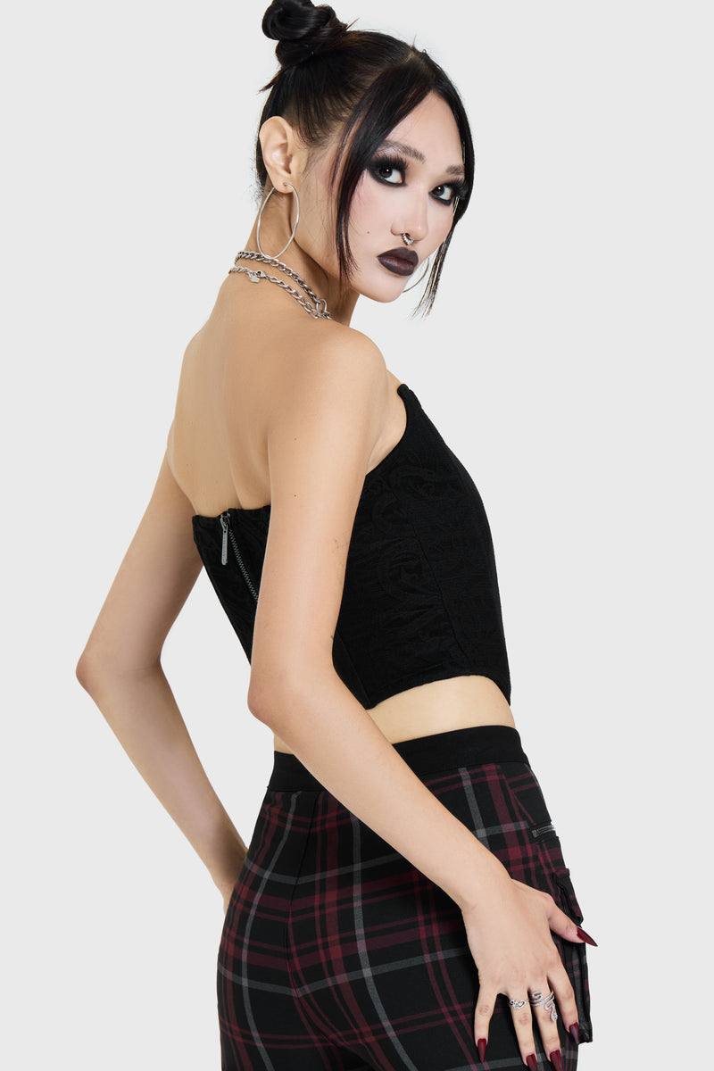 Ophidian Lace Corset Top