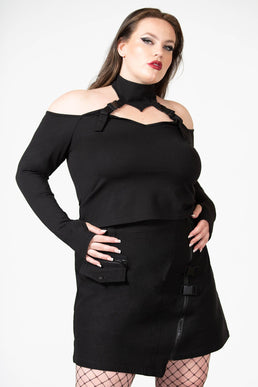 Oralia Cold Shoulder Top