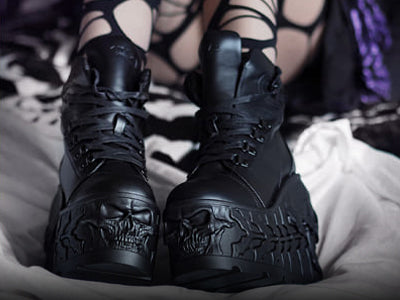 Gothic Boots | Gothic High Heel & Platform Boots | Killstar