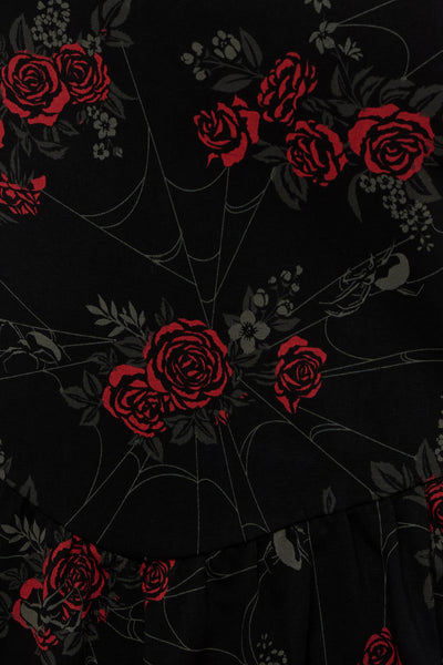 Poisoned Rose Midi Dress