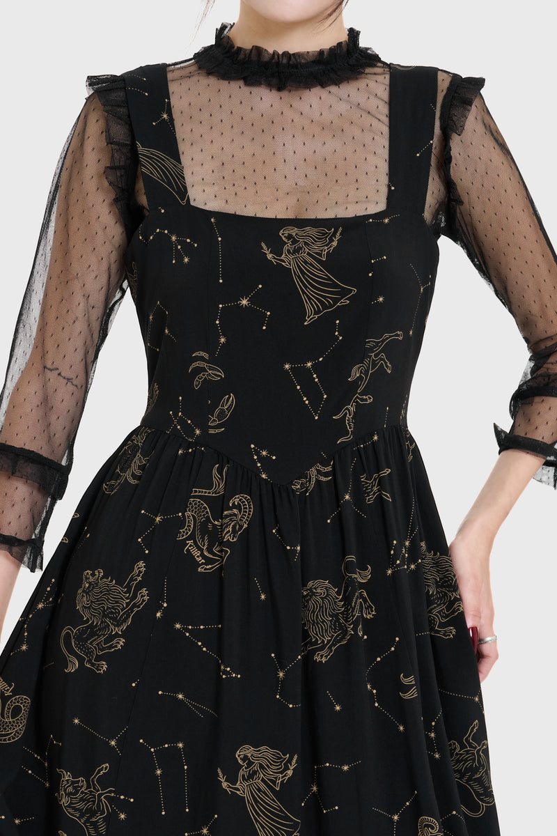 Polaris Night Midi Dress