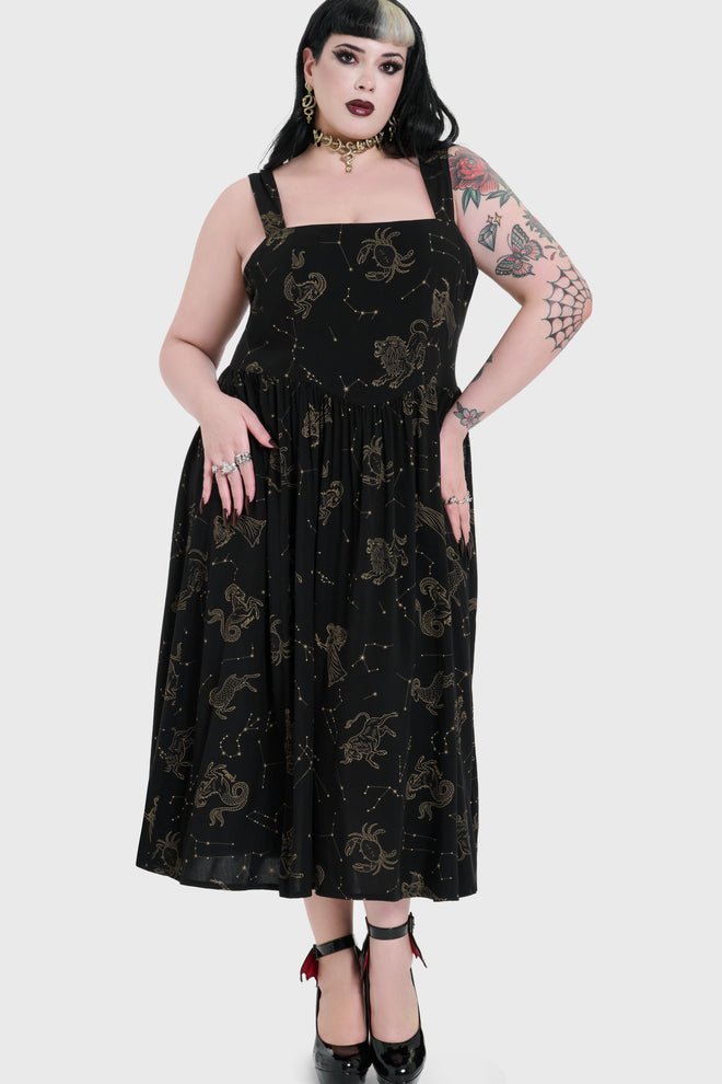Polaris Night Midi Dress