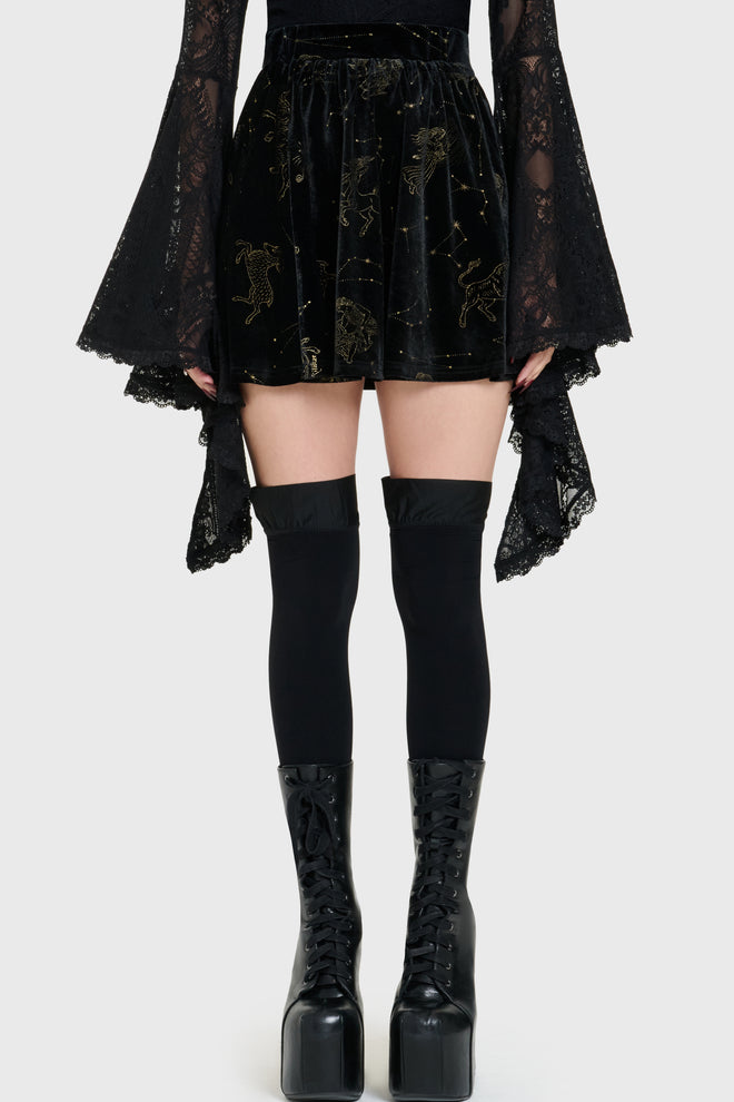 Polaris Night Mini Skirt