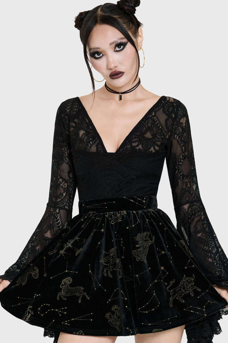 Polaris Night Mini Skirt