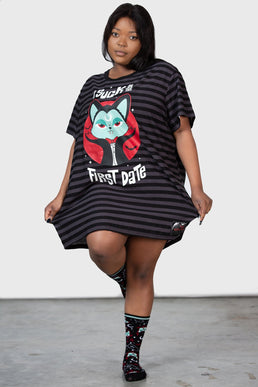 Purrrfect Pairing T-Shirt Dress