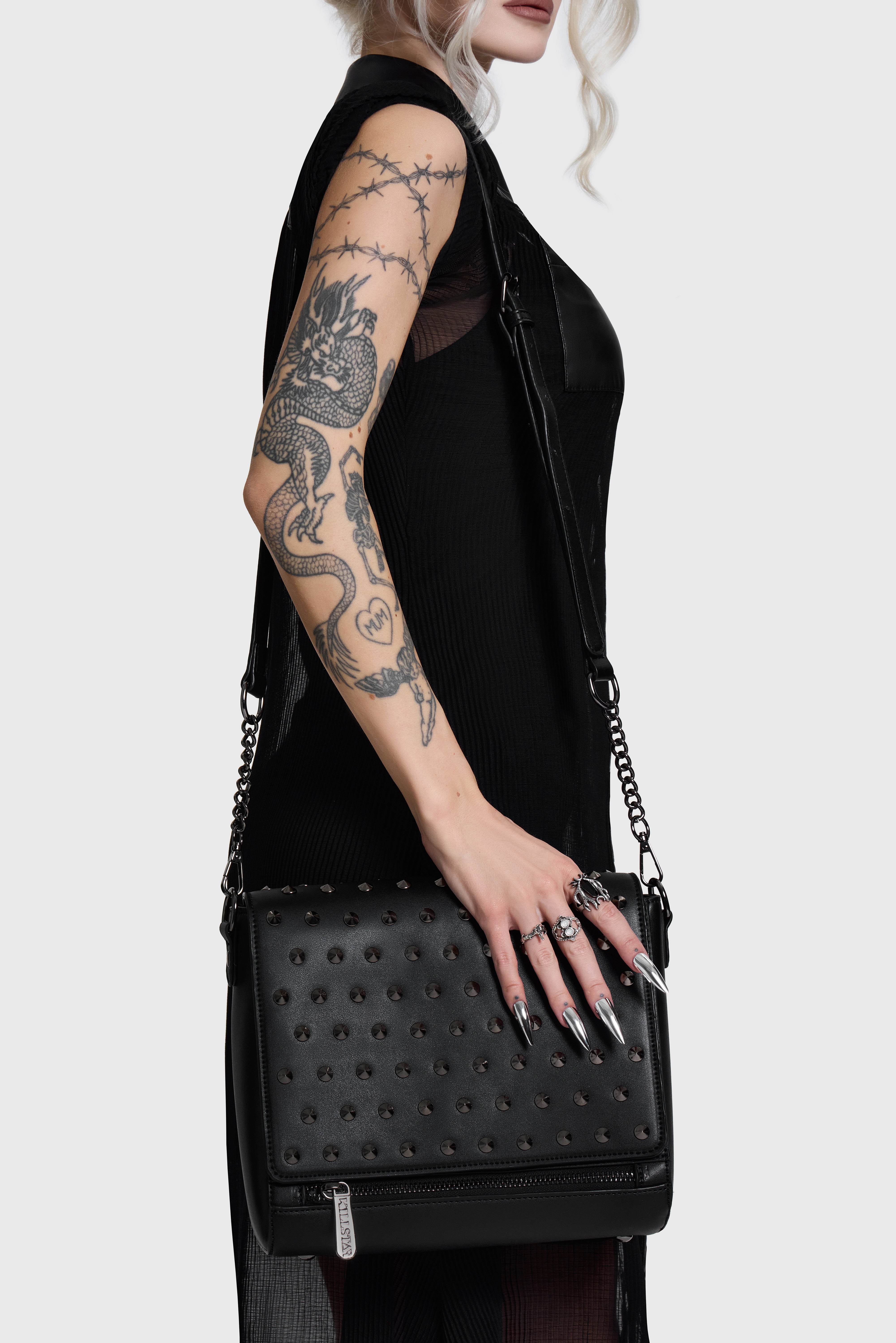 Rhea Spiked Handbag [B] ‐ KILLSTAR