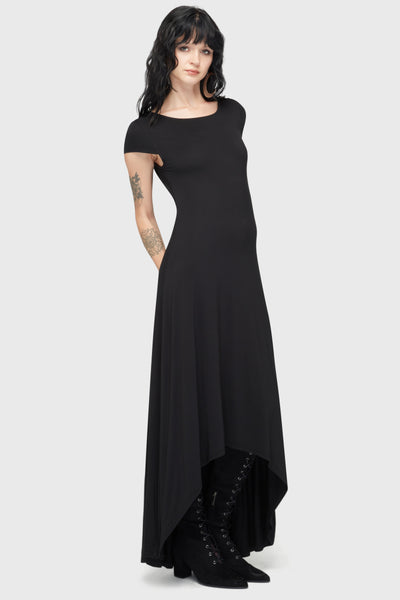 killstar ripley t maxi dress T-Maxi ‐ Shirt Size:18.5 x 34-35 model: 11187 Leslie Velvet Maxi Dress