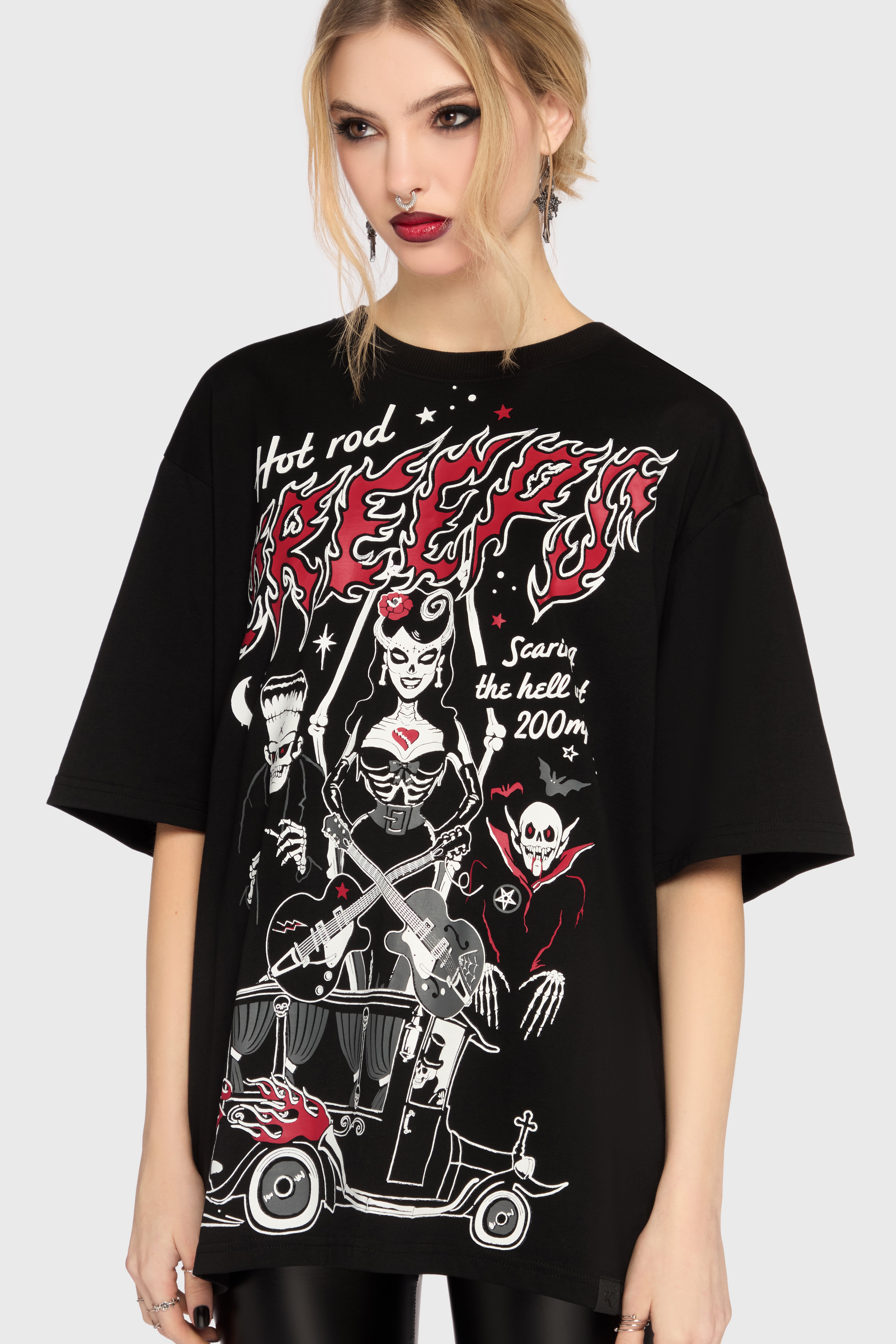 Scaring Hell Boxy T Shirt | Killstar