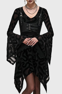 casual goth dress Uillui Punk Gothic Clothes Sexy Lace Sleeveless Midi Mermaid Dress Bodycon Gothic Vintage Nightout Party Dresses Black : Clothing, Shoes & Jewelry This off Shop Goth Dresses | Dark