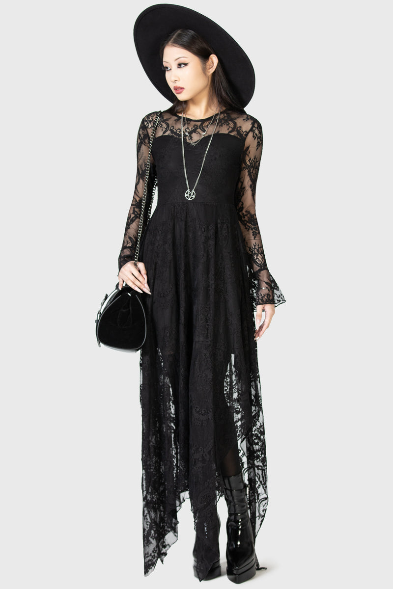Shadow Figure Maxi Dress | Killstar