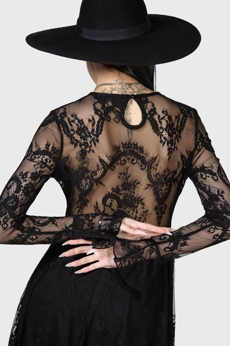 Shadow Figure Maxi Dress | Killstar