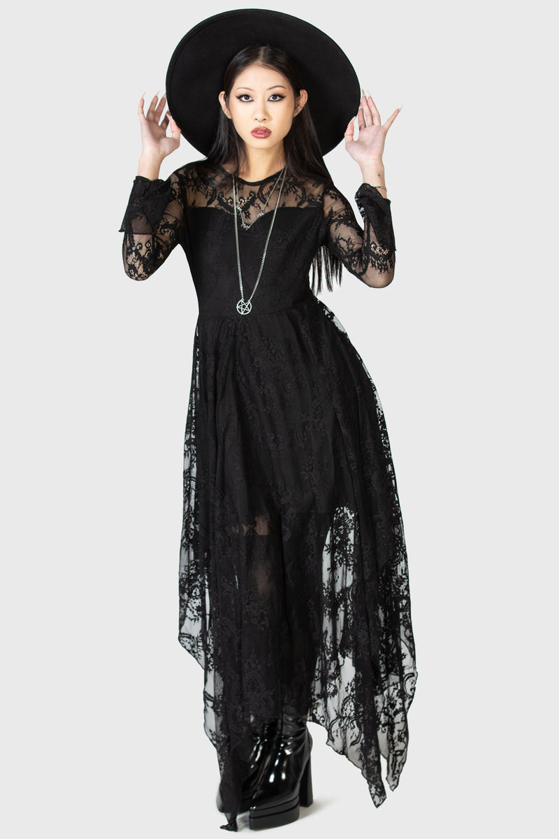 Shadow Figure Maxi Dress | Killstar
