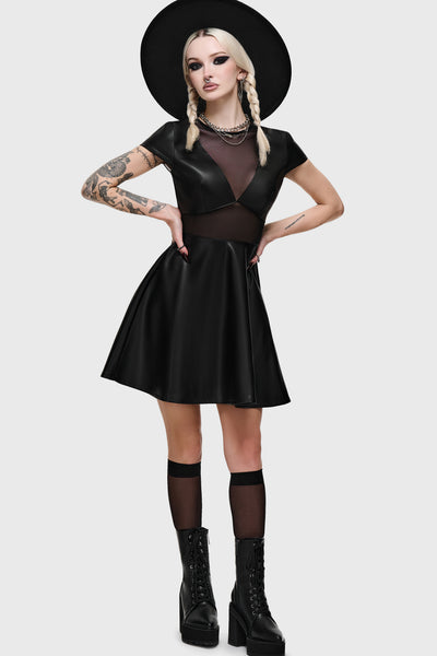 Shadow Skater Mini Dress