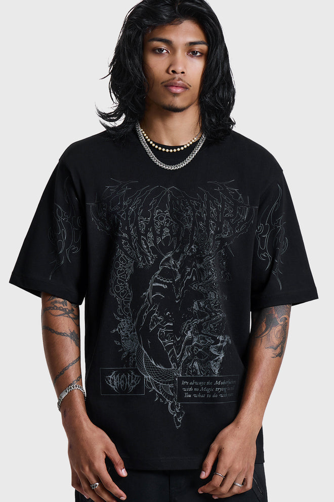 Shadows With Eyes Boxy T-Shirt