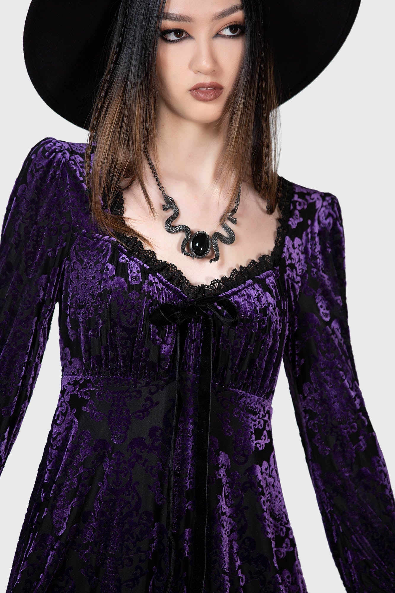 Women's dress KILLSTAR - Violet Lace