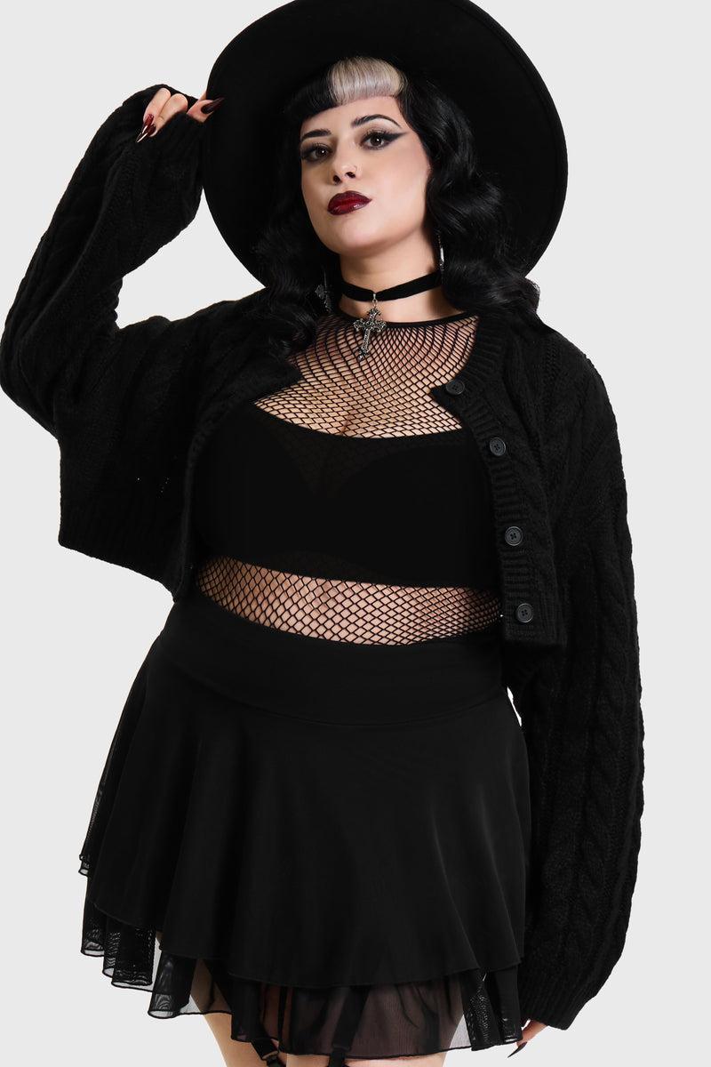 Skultra Cropped Cardigan