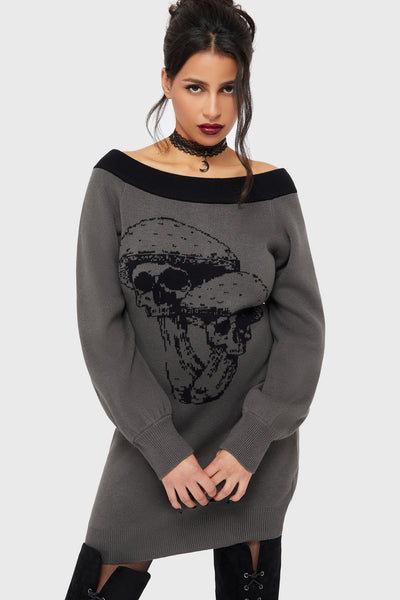 Skullcap Sweater Dress | Killstar Skullcap Sweater Dress | Killstar