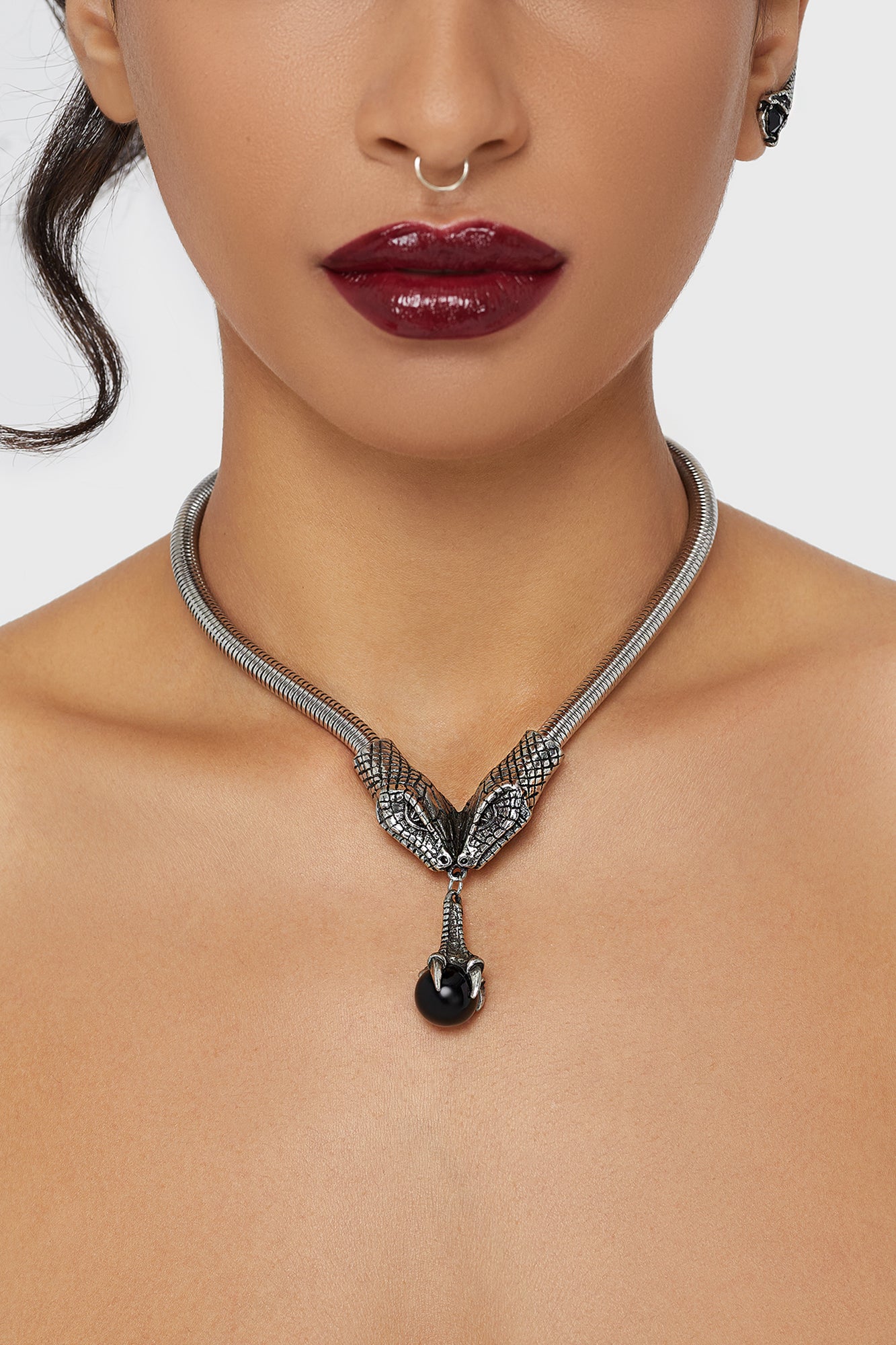 Snake Chain Choker Necklace ‐ KILLSTAR