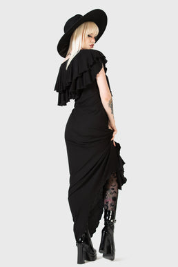 Women's dress KILLSTAR - Tied Up - Black - KSRA004918 
