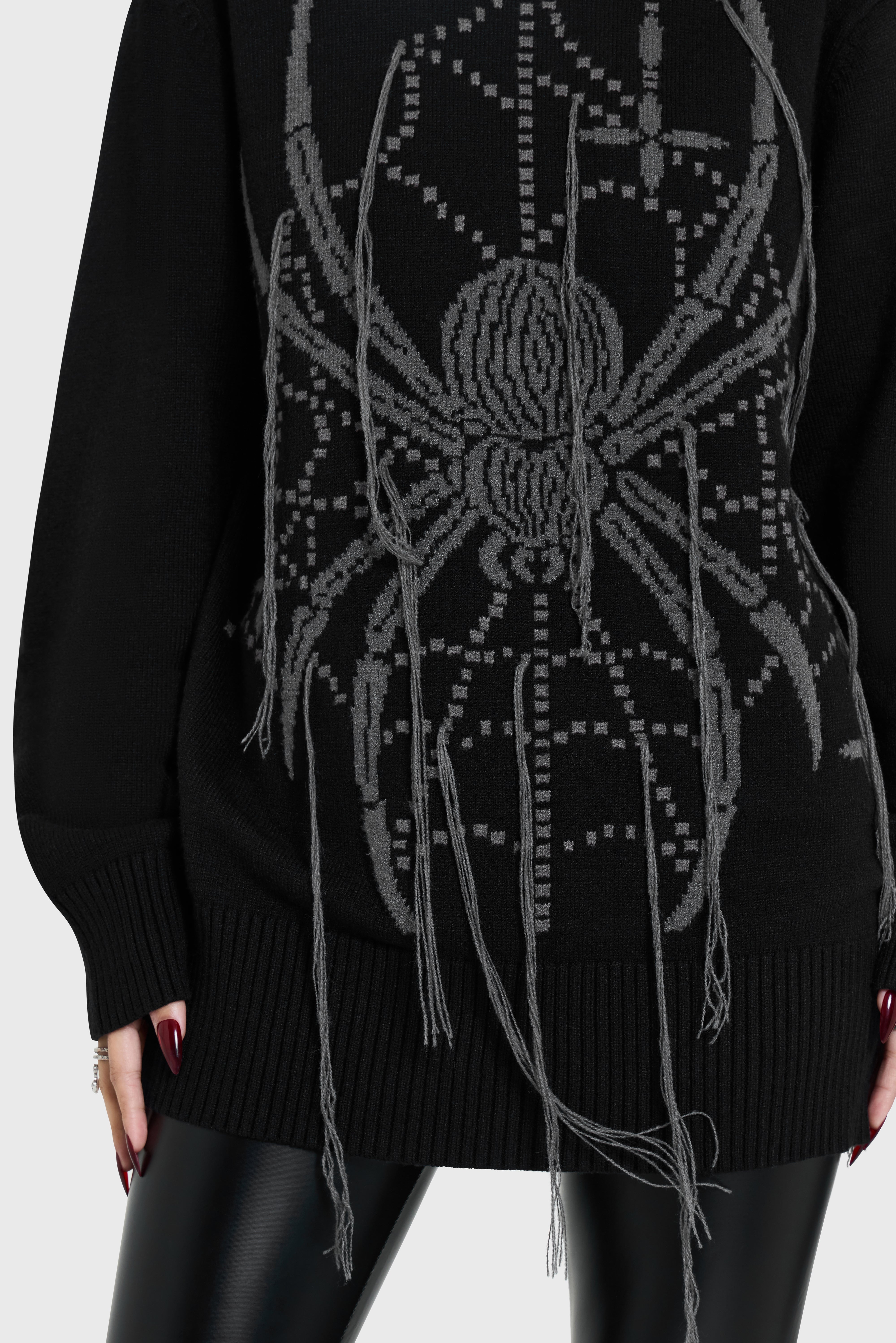 Spiderella Knitted Sweater ‐ KILLSTAR