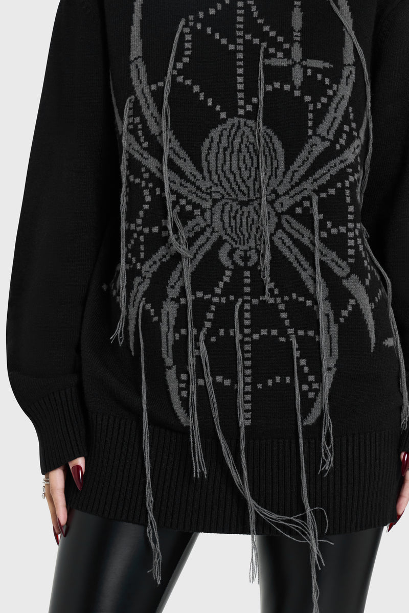 Spiderella Knitted Sweater