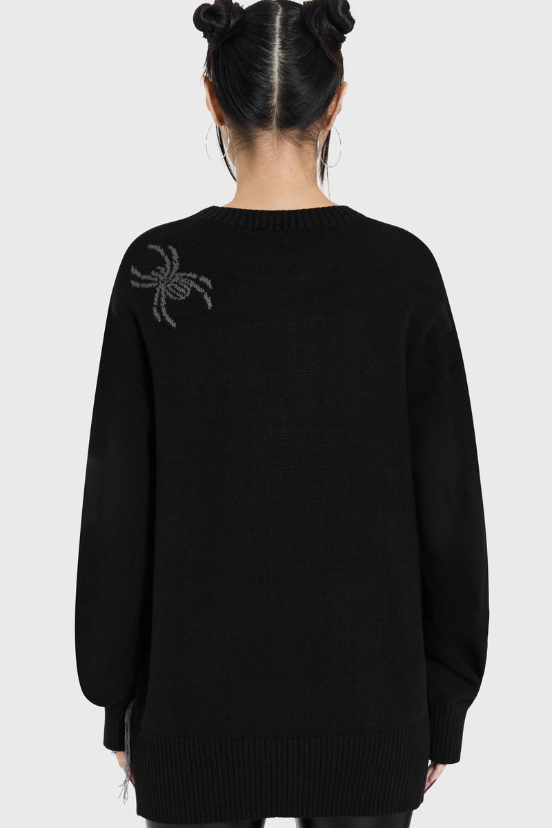 Spiderella Knitted Sweater