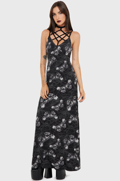 killstar pentagram maxi dress Meet us in the GHOSTLY GARDEN : @satanica.sanctus