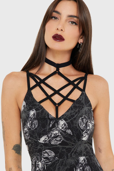 Spidrasica's Web Maxi Dress