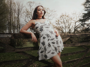 draculana skater dress Nightbloom Corset Top + Draculana Skater Dress