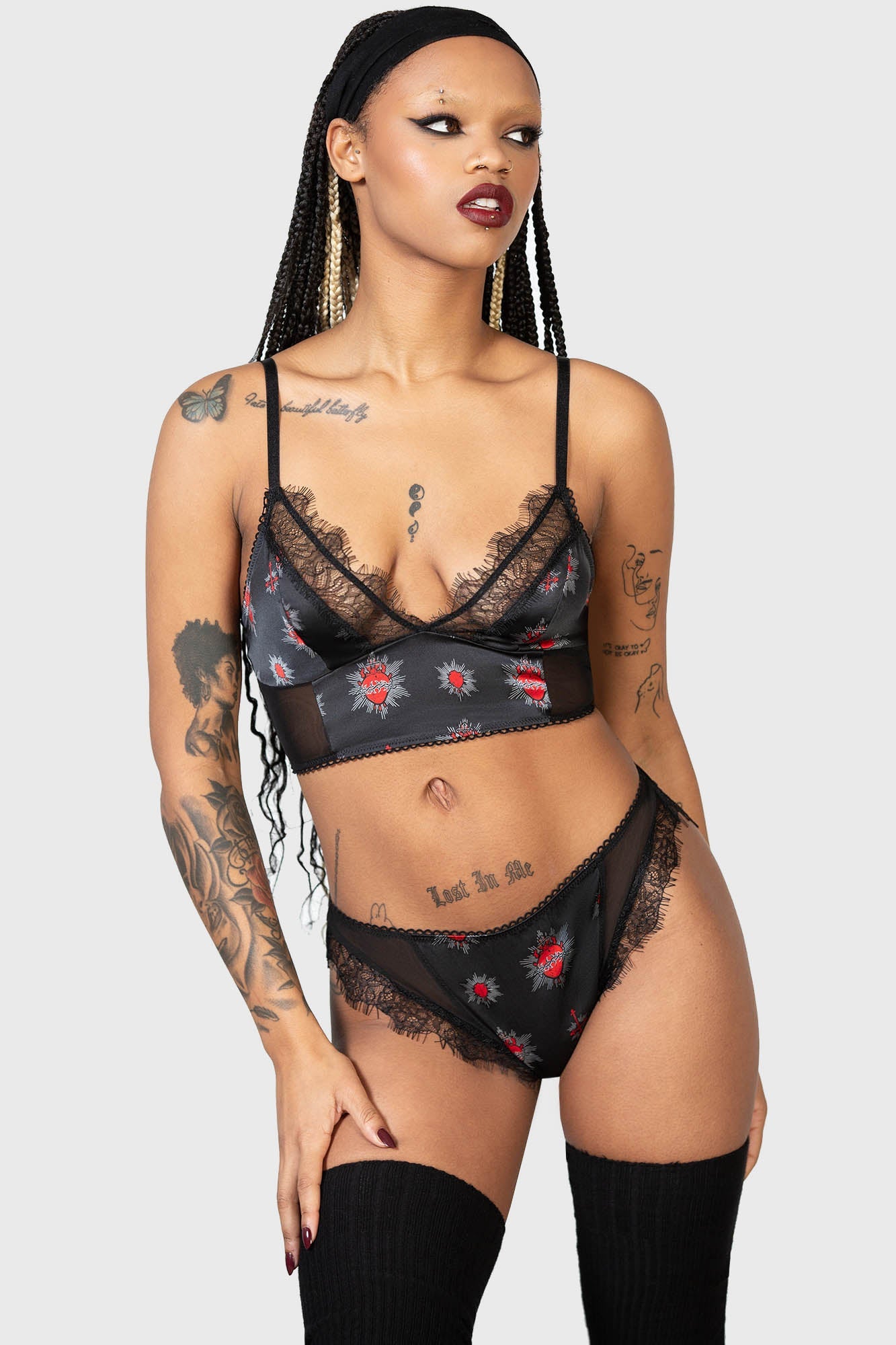 KILLSTAR Cardinal Sins Lingerie Set- selling (L)