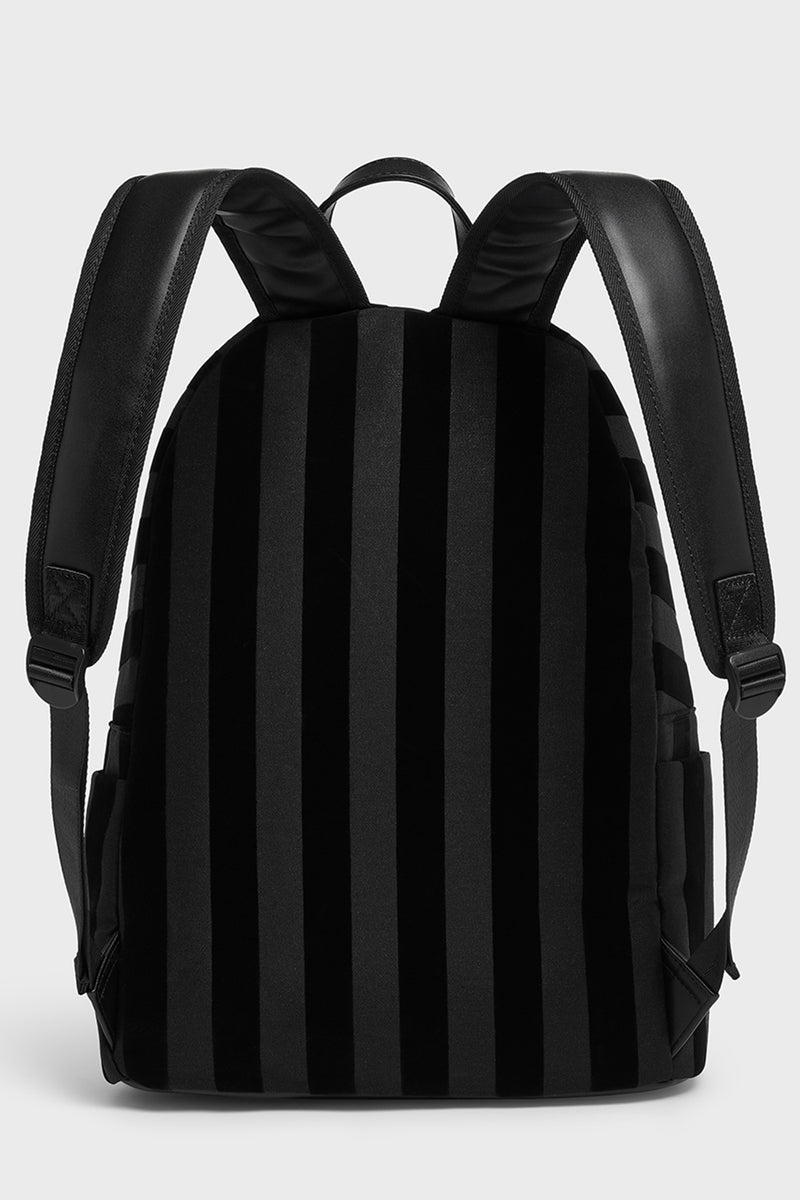 Striped Noir Bat Backpack